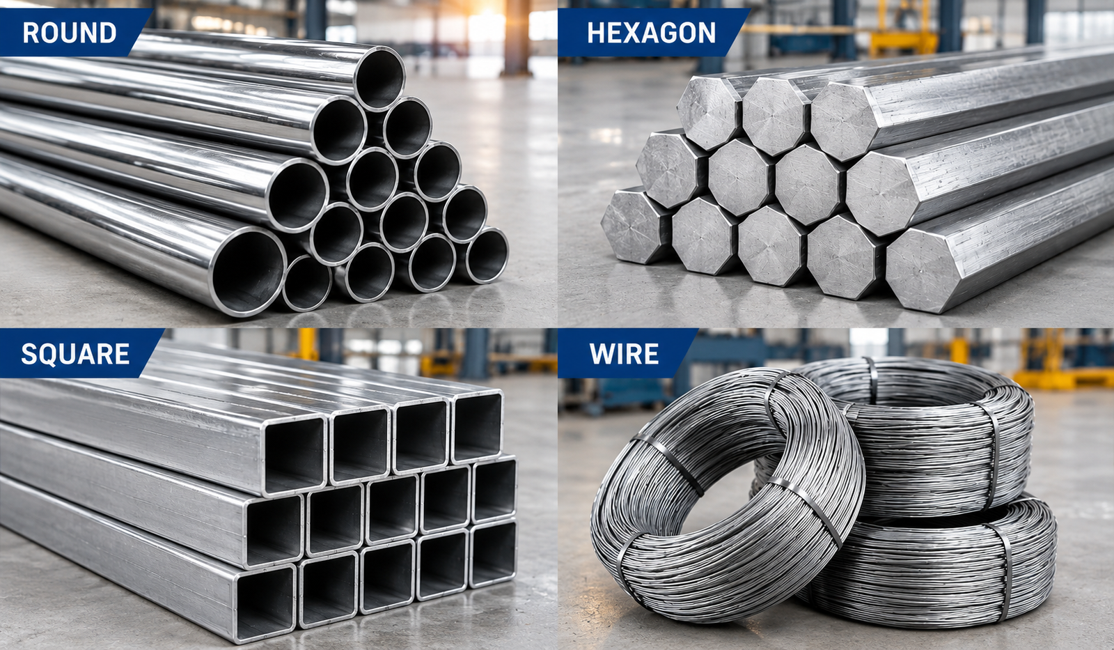 Round, Hexagon, Square, Wire – EMPIRE STEEL & ALLOYS